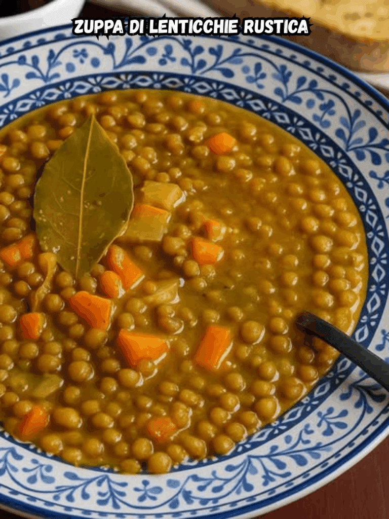 Zuppa di Lenticchie Rustica – Il Comfort Food che Riscalda Cuore e Anima
