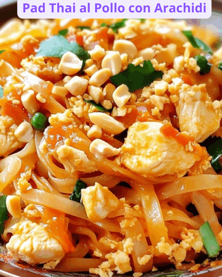 Pad Thai al Pollo con Arachidi – Un Viaggio Aromatico nella Cucina Thai