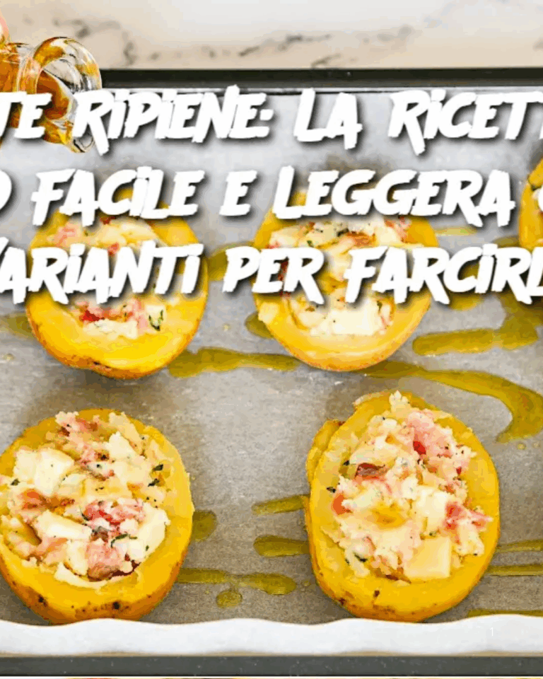 Patate Ripiene al Forno – Gusto Leggero e Tante Varianti da Personalizzare!