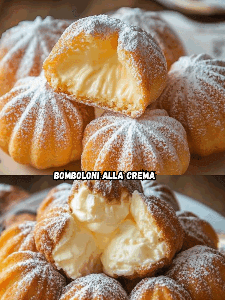 Bomboloni alla Crema: Soffici e Golosi Dolcetti Ripieni per Veri Amanti del Gusto