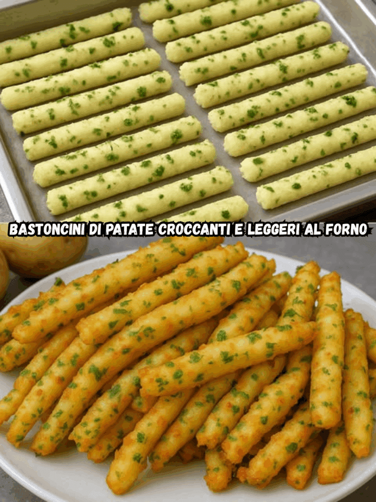 Bastoncini di Patate Croccanti e Leggeri al Forno: Uno Snack Senza Rimorsi, Tutto da Sgranocchiare