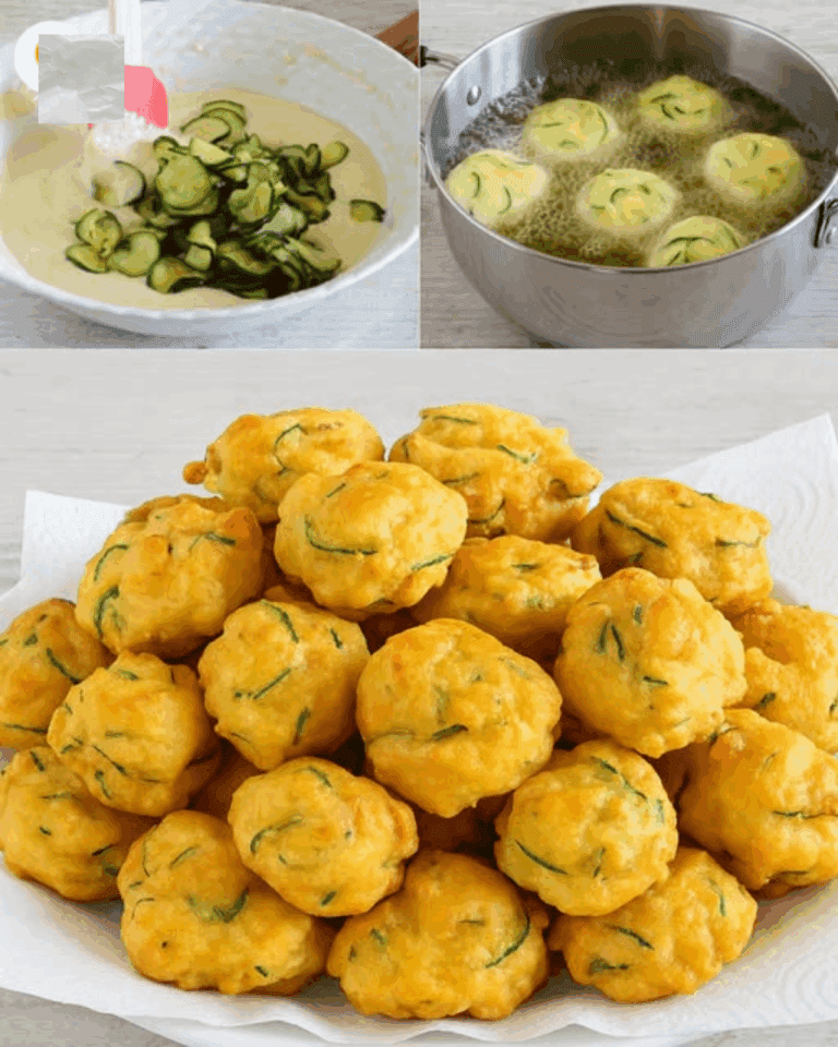 Frittelline Nuvola di Zucchine – Croccanti Fuori e Soffici Come Nuvole.