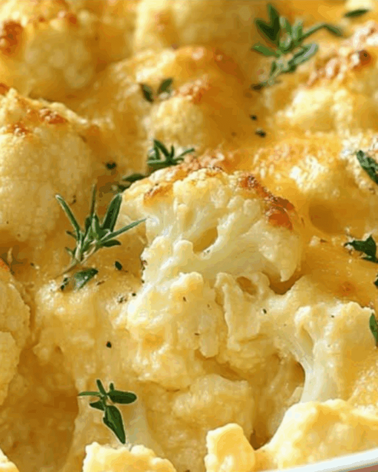 Sformato Cremoso di Cavolfiore con Pangrattato e Parmigiano.