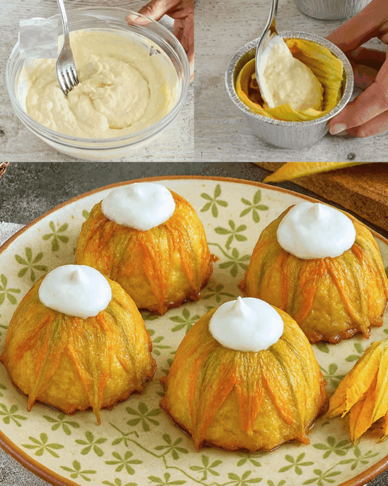 Sformatini di Fiori di Zucca Ripieni di Ricotta: Antipasto Estivo Facile e Colorato