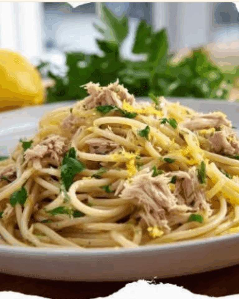 Spaghetti al Tonno e Limone: Ricetta Facile, Veloce e Profumatissima.