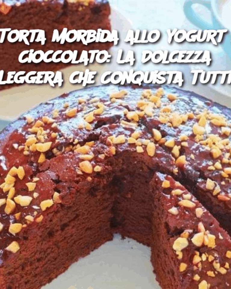 Torta Morbida allo Yogurt e Cioccolato: La Dolcezza Leggera che Conquista Tutti.