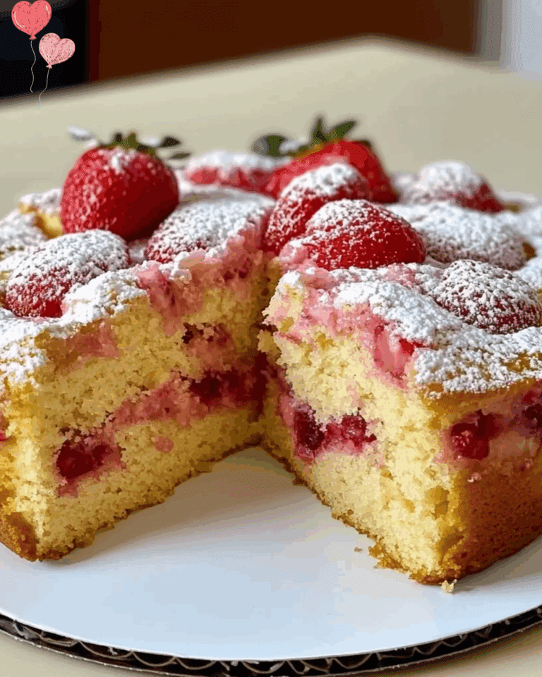 Torta Soffice alle Fragole con Yogurt – Ricetta Facile e Perfetta per l’Estate.
